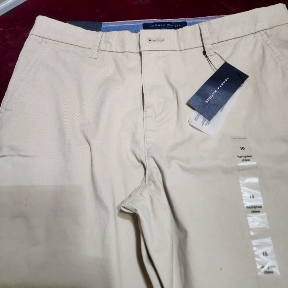 Tommy Hilfiger women's Hampton Heritage Stretch slim Chino Pants - Picture 5 of 16